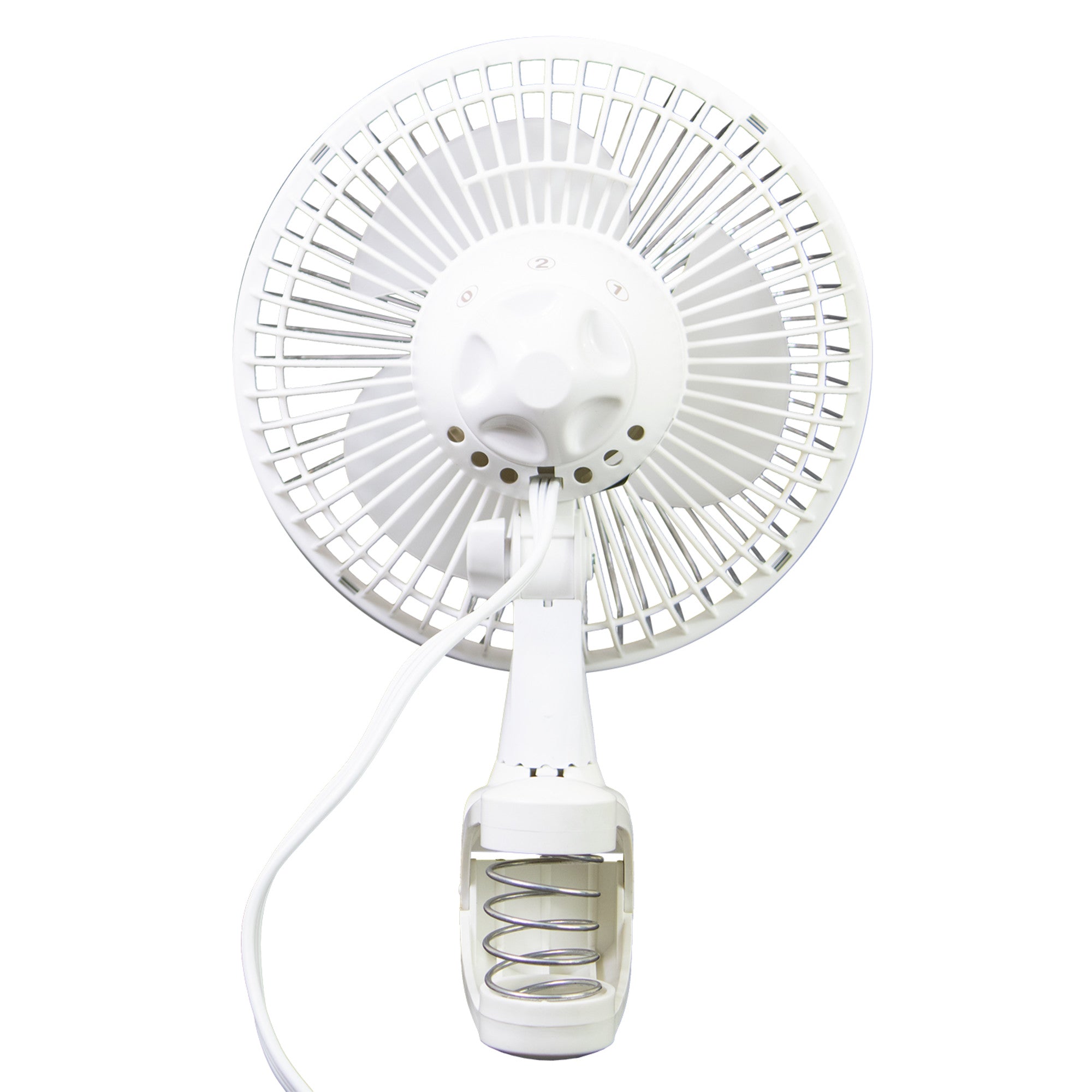 Air King 6 Commercial Grade Clip-On Fan: 2-Speed. Pivoting. White - Image 12