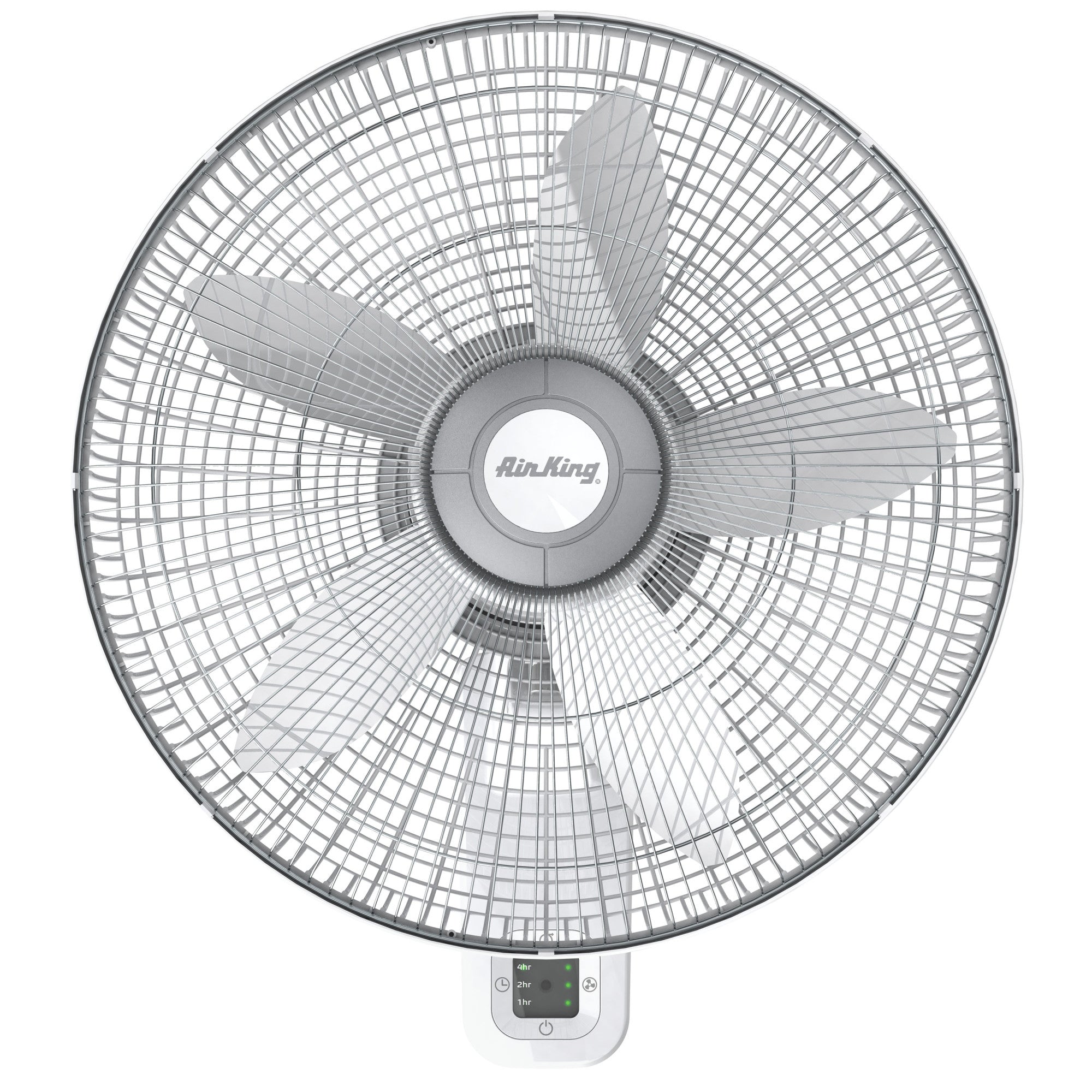 Air King 1/20 HP 18 Commercial Grade Wall Mount Fan: 3-Speed. Remote. Timer. White - Image 5