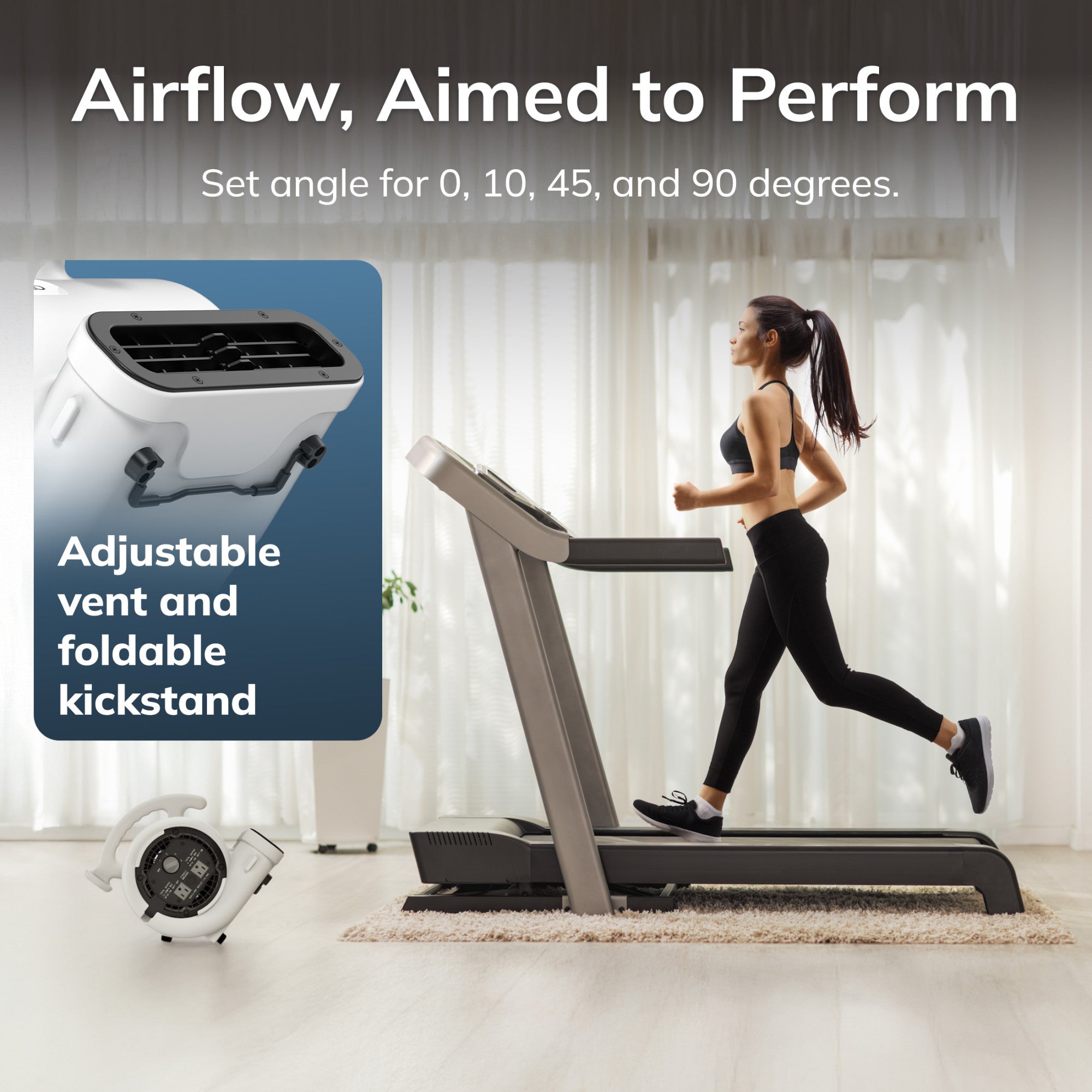 Lasko Super Fan Max 13 Air Mover Fan: 4-Speed. High Velocity. 2 Outlets. White - Image 5