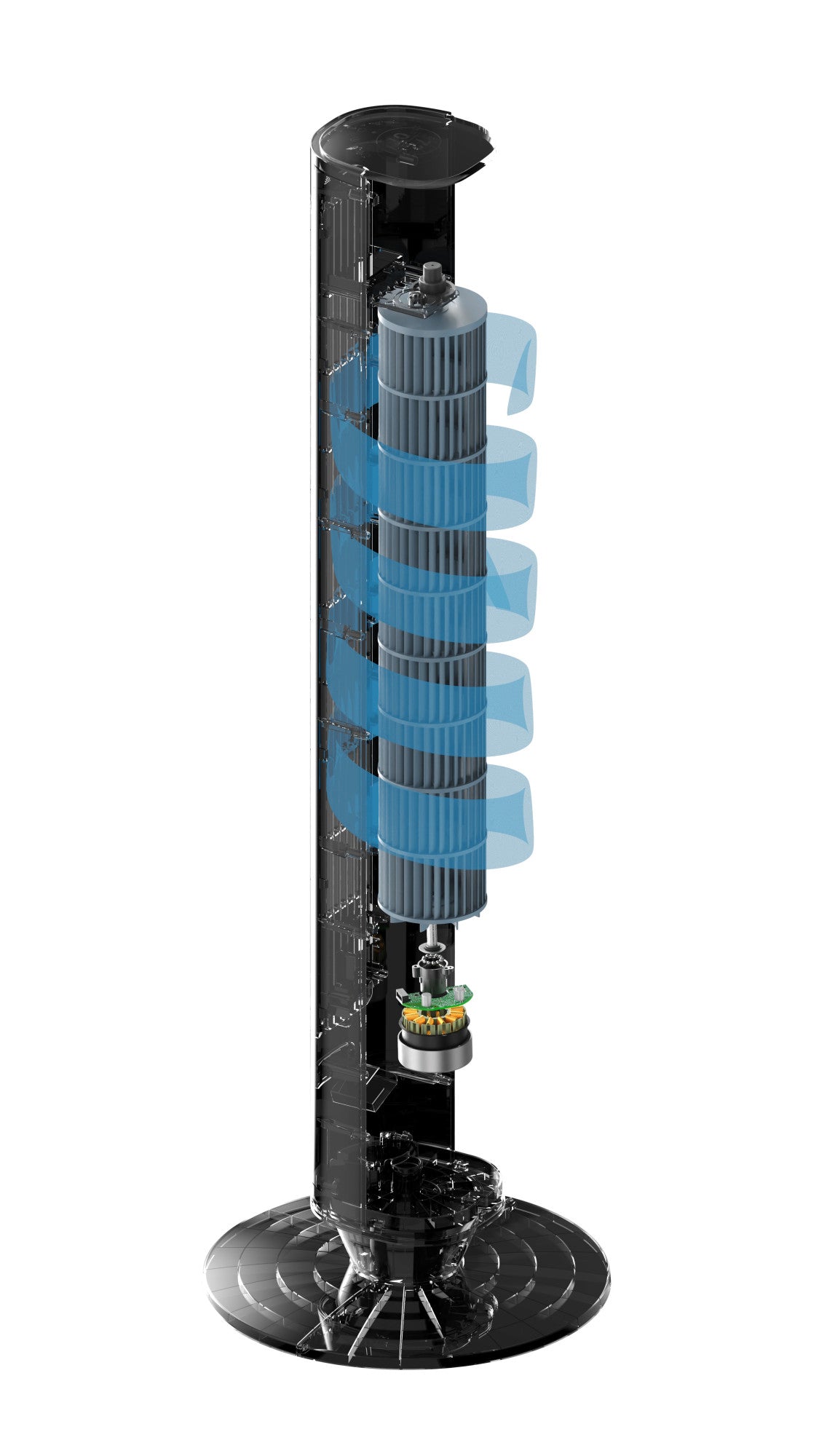 Lasko 40 DC Tower Fan: Oscillating. 12-Speed. Remote. Timer. Black - Image 12