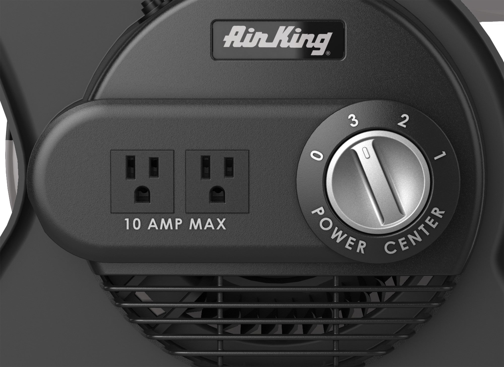 Air King 1/16 HP 11 Air Mover Blower Fan: 3-Speed. High Velocity. 2 Outlets. Pivoting. Black - Image 9