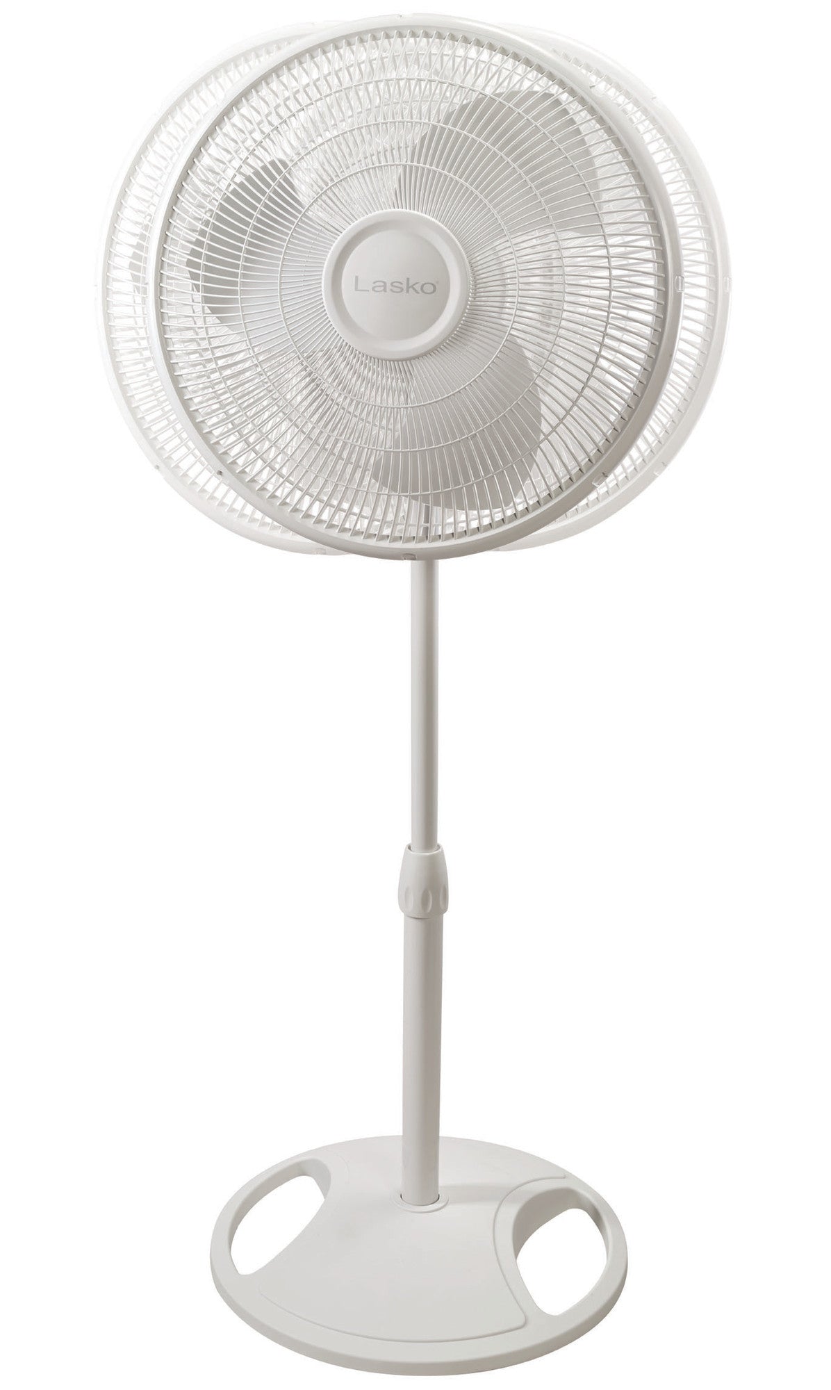 Lasko 16 Pedestal Fan: Oscillating. 3-Speed. Adjustable Height. White - Image 9